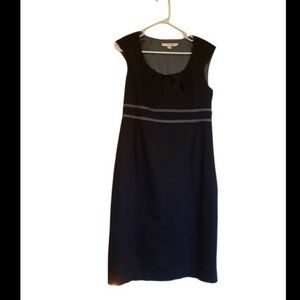 boden black gray sleeveless dress womens 10R